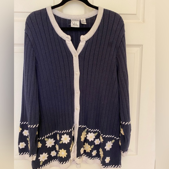 Christopher & Banks Sweaters - Christopher and Banks, women’s size 2X cardigan, Daisy sweater